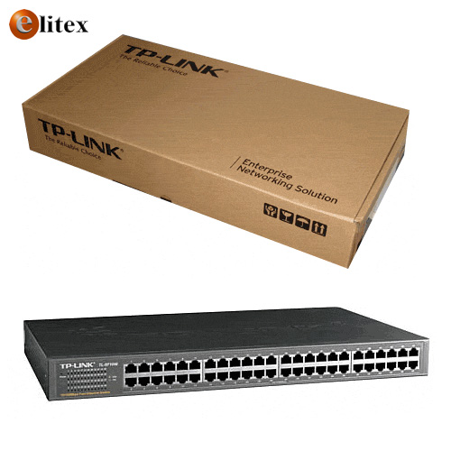 **LAN Switch Rack #TL-SF1048 10/100 48Puertos para Rack 19" 1U