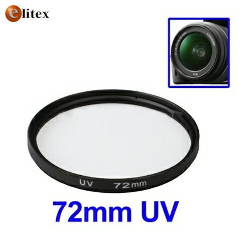 **Filtro UV Utravioleta 72mm para Nikon D7000 D5200 D5100 (Prot