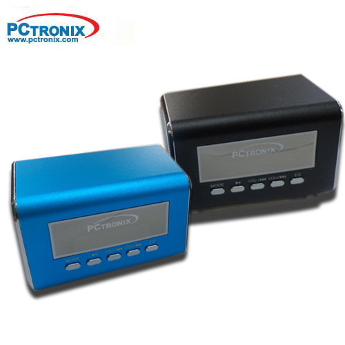 Mini Parlante Mp3 y FM Display KS300 TF y USB 2x3W RMS Caja Cri - Haga un click en la imagen para cerrar