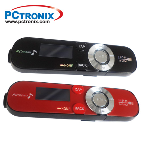 **Reproductor MP3 #MP129H 4GB FM (sny2, Negro, Rojo-Ng) Caja Cr