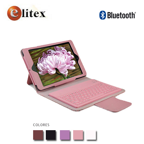 Funda con Teclado Bluetooth Ipad mini 1 2 3 7.9" $6000 Tablet C - Haga un click en la imagen para cerrar
