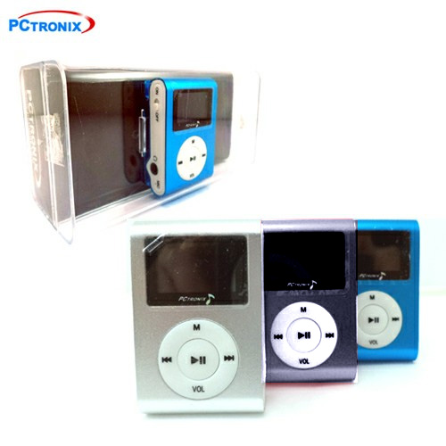 **Reproductor MP3 MP101 8 GB FM Shufle 2 LCD (Azul, Negro, Plat