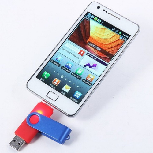 **Pendrive OTG 8 GB Android USB 2.0 y Micro usb $4990 Blister2