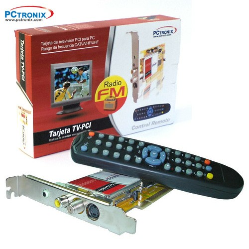 **TVFM Tarjeta PCI Philips #TV-7130HLRF NTSC con Control Remoto