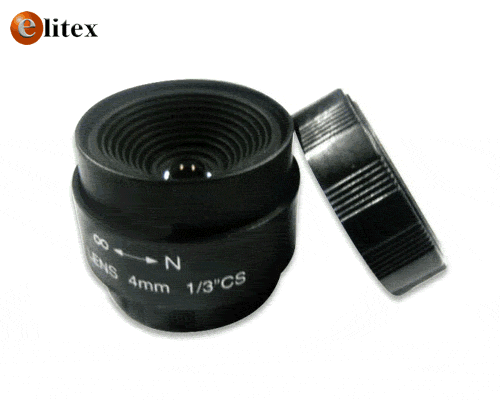 **CCTV Lente Fijo 4mm (Bullet) #LF4 Caja*