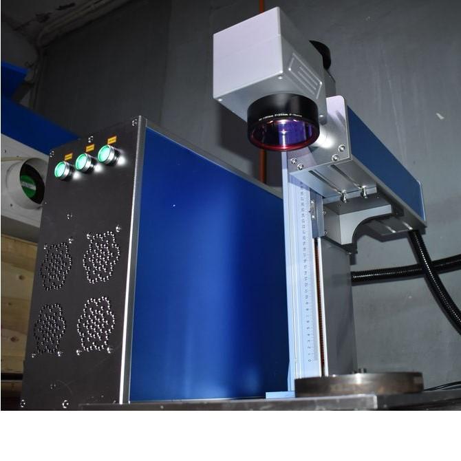 LS Marcador laser fibra optica para metal 30W Raycu o$3M CNC po