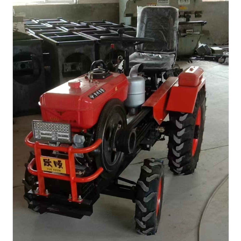 2 Mini tractor 2WD diesel 25hp 4 rueda con rotovator (sin preci