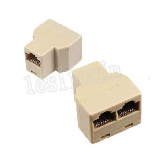 **7LA ADAPTADOR SPLITTER RJ45 UNO A DOS 7