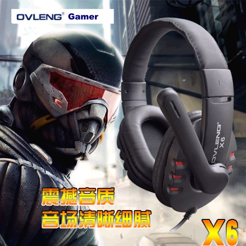 **Audifono con mic PC 2 conectores Gamer x6%*