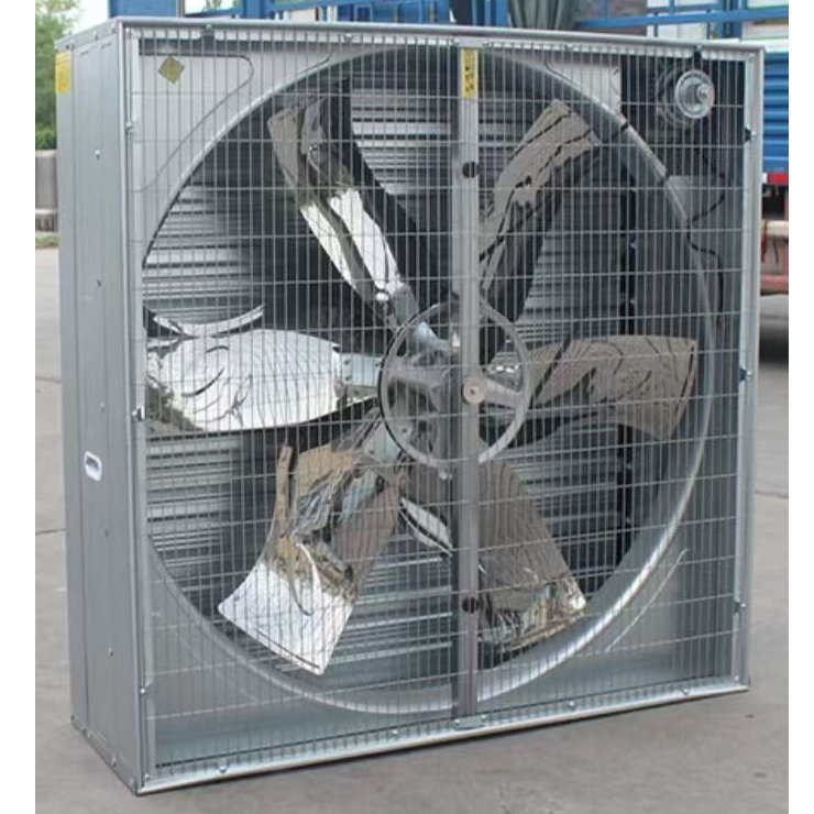 Extractor aire axial industrial muro pared galvanizado 100x100x