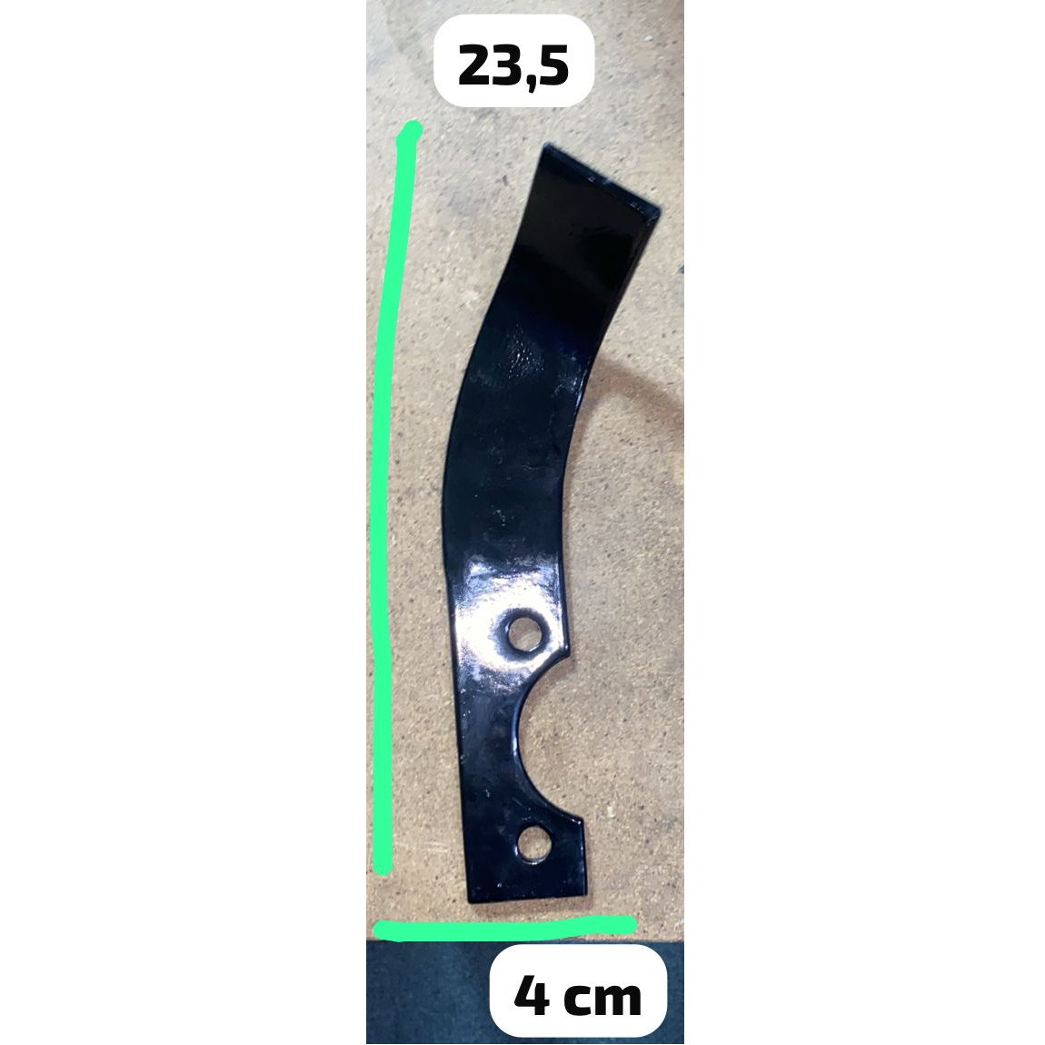 R Cuchillas fresas motocultivador 23.5cm $7900 par (izda+derech