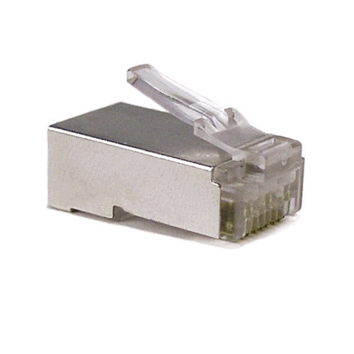 **4LA 5e Plug Conector Brindado shielded RJ45 (bolso de 100U)