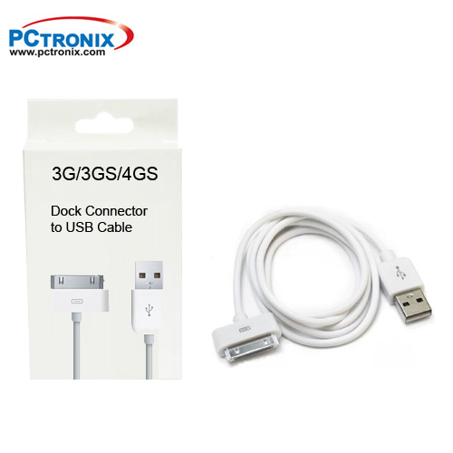 Cable iPhone 4 30 pin 1m Bulk x4282 Ipad 3 2*