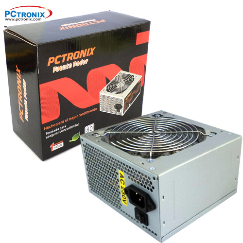 Fuente de poder PC ATX Ventilador 12cm SATA 750W 24+4 pin $1000