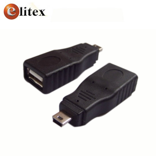 **Adaptador USB 2.0 a mini USB 5 pin H/M Bulk x4918
