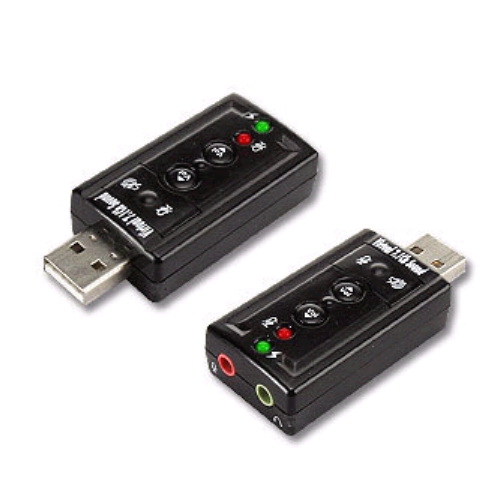 USB Adaptador de Audio Sonido Emula 7.1 Caja W8 PNP x1113
