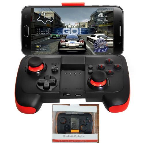 **Joystick Gamepad Bluetooth Android con soporte para celular t