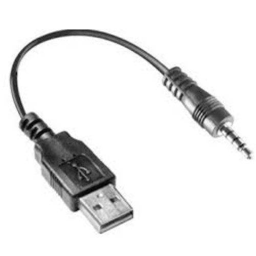 **CABLE USB-M A PLUG 3.5mm 4 POLO 20cm 7