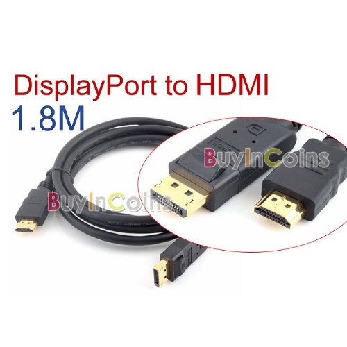 **CABLE DP A HDMI M-M 1.8M